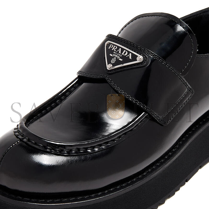 Pra*a brushed leather loafers 1d510n